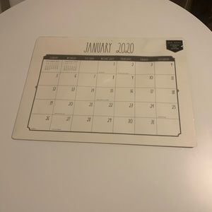 Rae Dunn 12 month desk calendar
